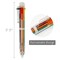 Wrapables Multi-Color 6-in-1 Retractable Ballpoint Pens for Home, Office, Stationery (Set of 8)